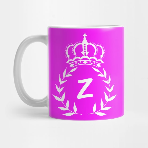 Monogram Art Letter Crown Z by GupShup